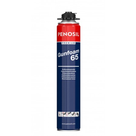 PENOSIL Premium Gunfoam 65 pistoletinės poliuretano putos | Boltlita - Tvirtinimo detalės ir įrankiai